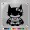 Hello Kitty Batman Decal